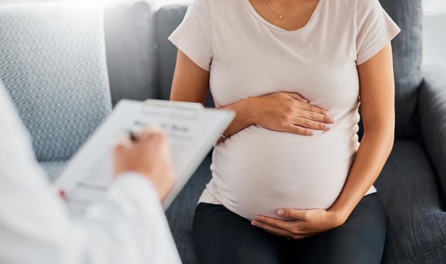 Shot of a pregnant young woman