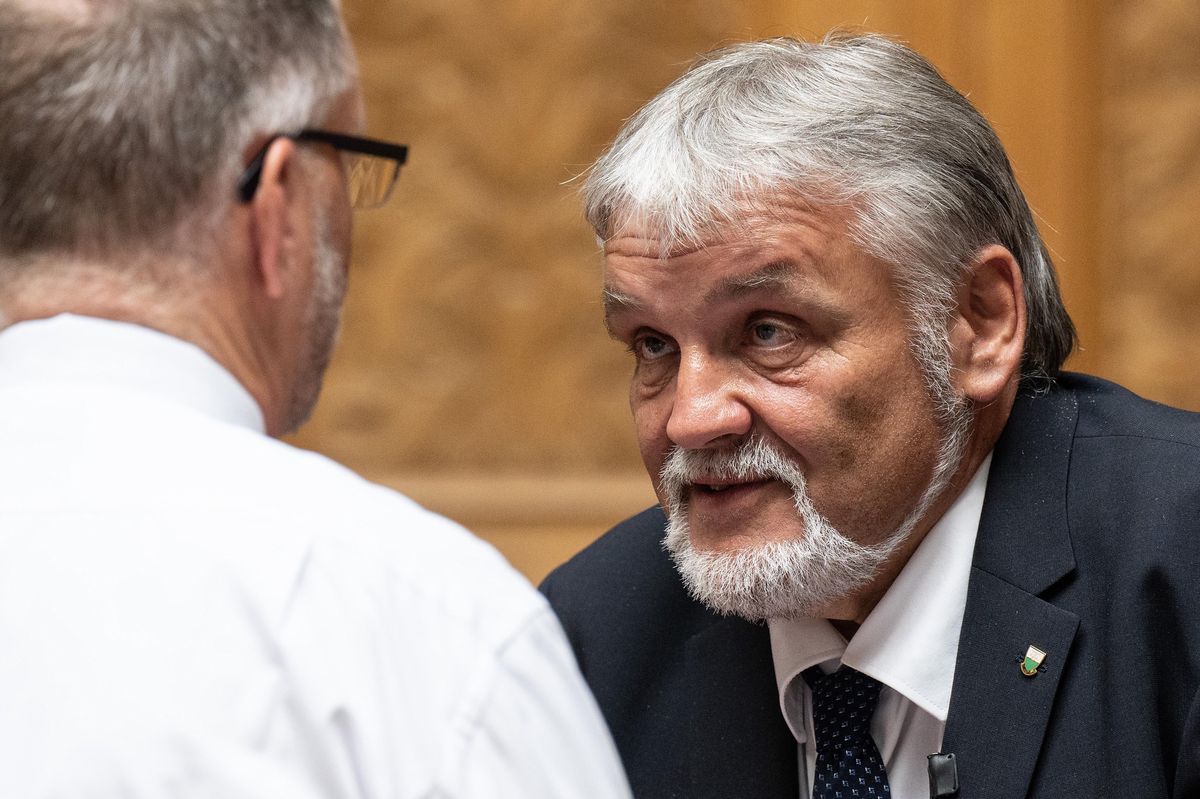 Nationalrat Daniel Ruch, FDP VD, spricht an der Sommersession der Eidgenoessischen Raete, am Montag, 13. Juni 2022, in Bern. (KEYSTONE/Peter Schneider)