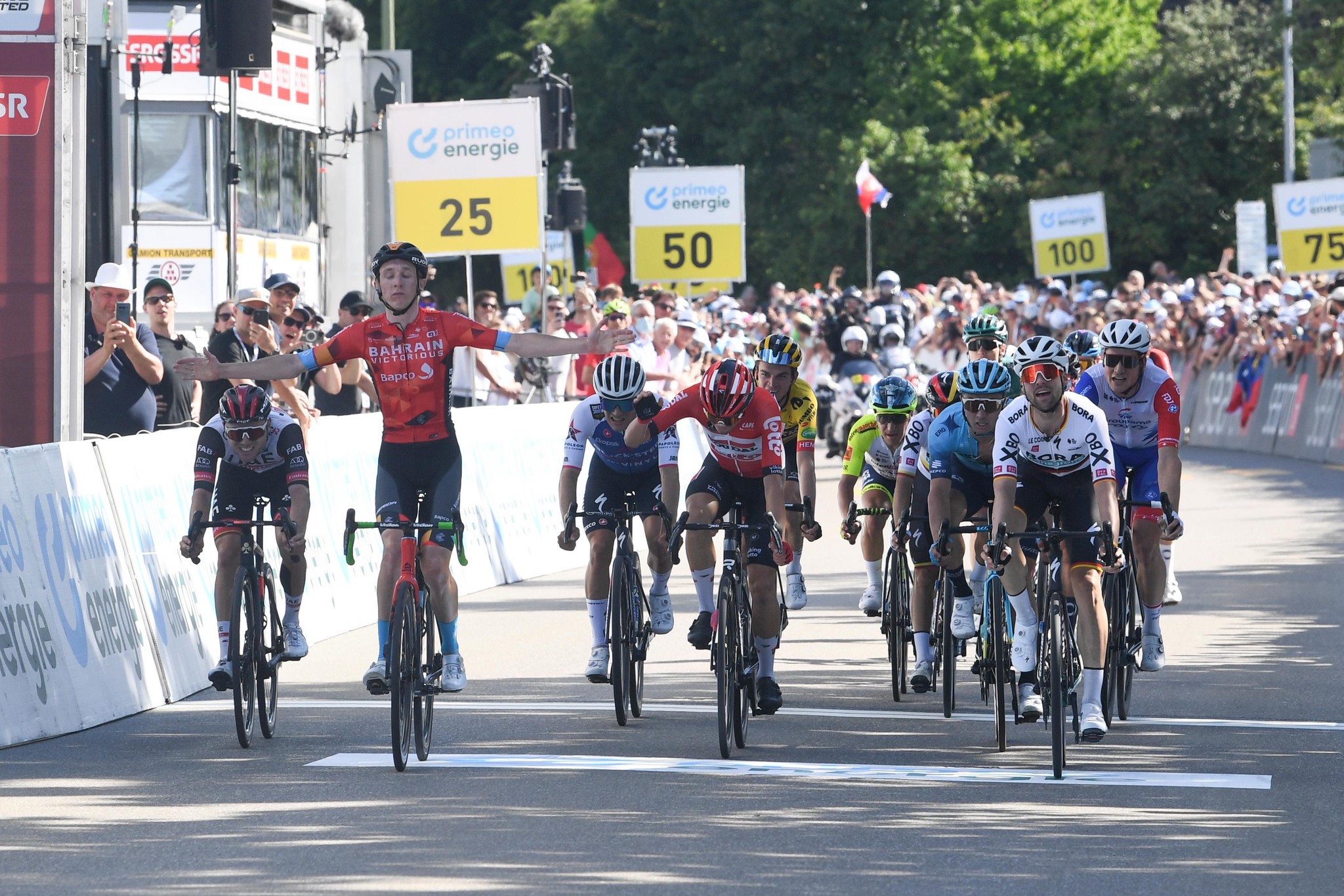 Die erste Etappe der Rundfahrt gewann der Brite Stephen Williams.