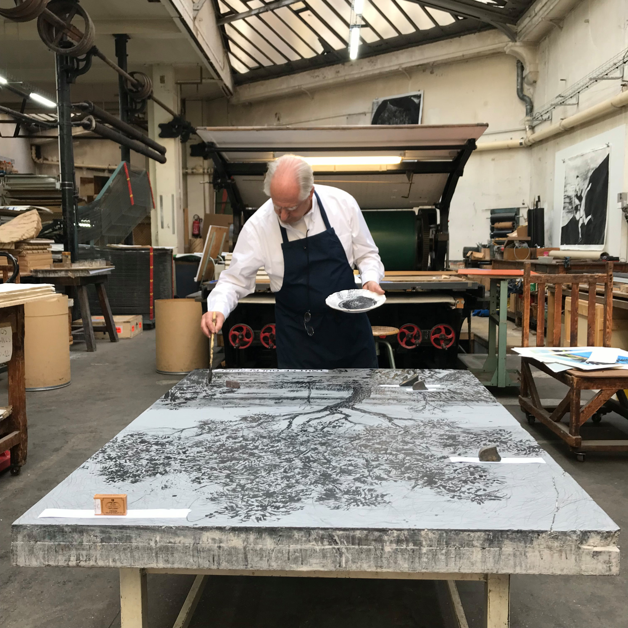 Lithographie contemporaine: À Morges, la pierre et le pixel cessent de se livrer bataille