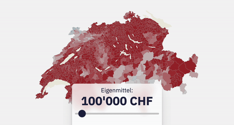 Immobilienpreise Schweiz: In welcher Gemeinde können Sie sich noch ein Haus leisten? Unser Tool zeigt es Ihnen