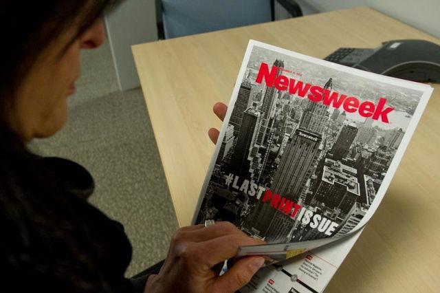 Newsweek ressort en version papier vendredi en Europe et aux Etats-Unis.