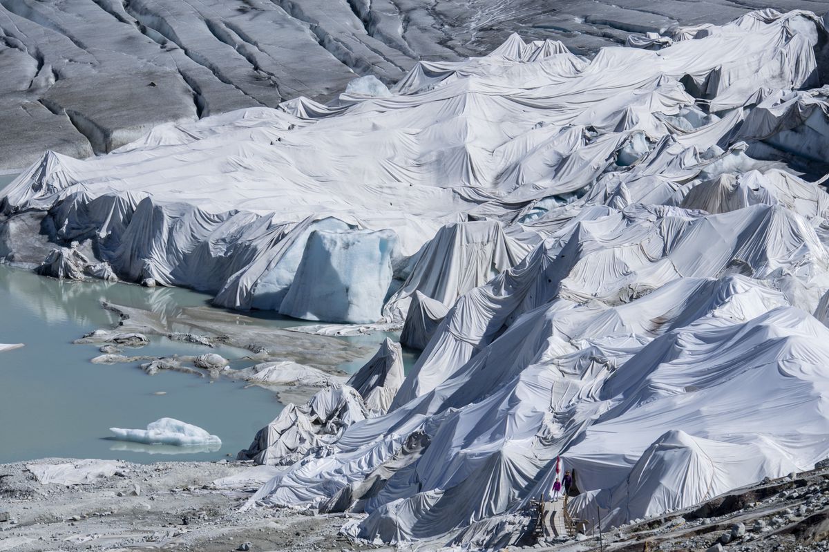 Issue de l’initiative pour les glaciers, . (KEYSTONE/Urs Flueeler)