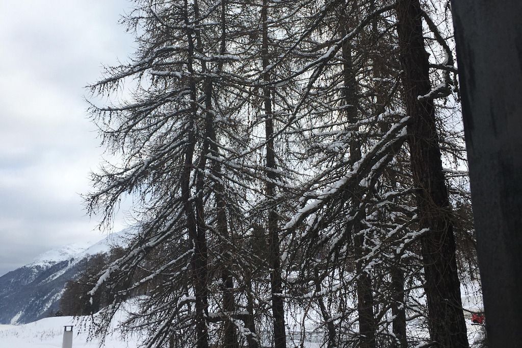 A Saint-Moritz, le ciel s'est couvert...