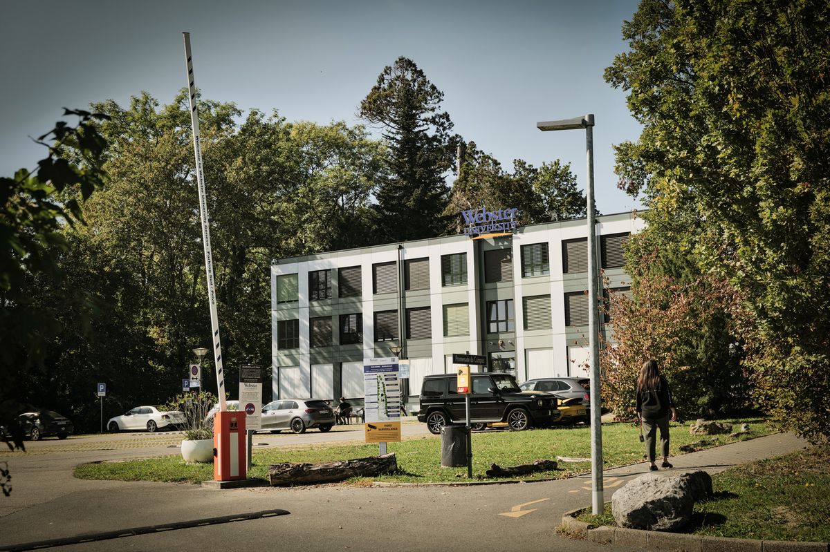 Genève, le  5 octobre 2023. Bellevue. Webster University 15, Route de Collex, 1293 Bellevue.