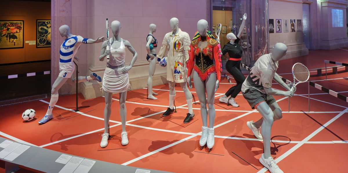 Des mannequins au musée olympique.