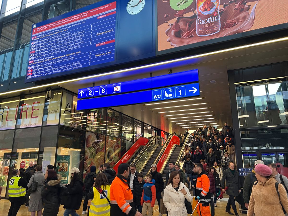Sur la ligne Genève-Lausanne, le retour à la normale est pour vendredi matin