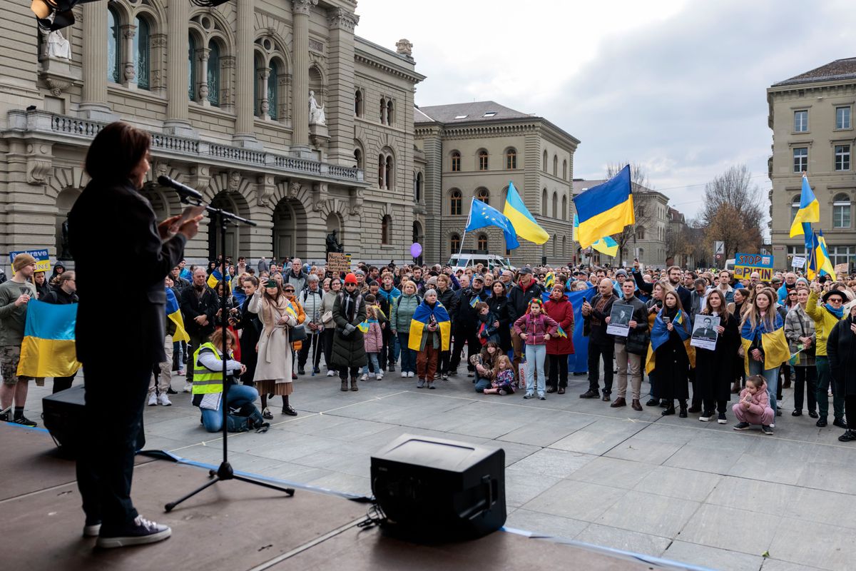 Bern: Demonstration for Ukraine calls for more sanctions against Russia