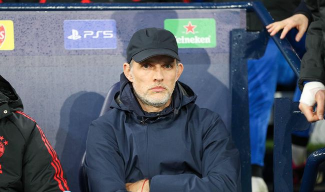 Chef-Trainer Thomas Tuchel FC Bayern Muenchen, Manchester City vs. FC Bayern Muenchen, Champions League, Fussball, Viertelfinale, Hinspiel, 11.04.2023 Manchester Manchester England *** Head coach Thomas Tuchel FC Bayern Muenchen , Manchester City vs FC Bayern Muenchen, Champions League, Football, Quarterfinal, First leg, 11 04 2023 Manchester Manchester England Copyright: xkolbert-press/ChristianxKolbertx