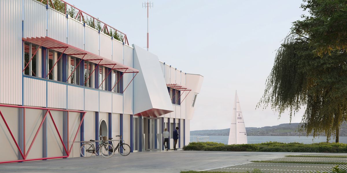 So soll der neue Seepolizei-Posten in Oberrieden aussehen