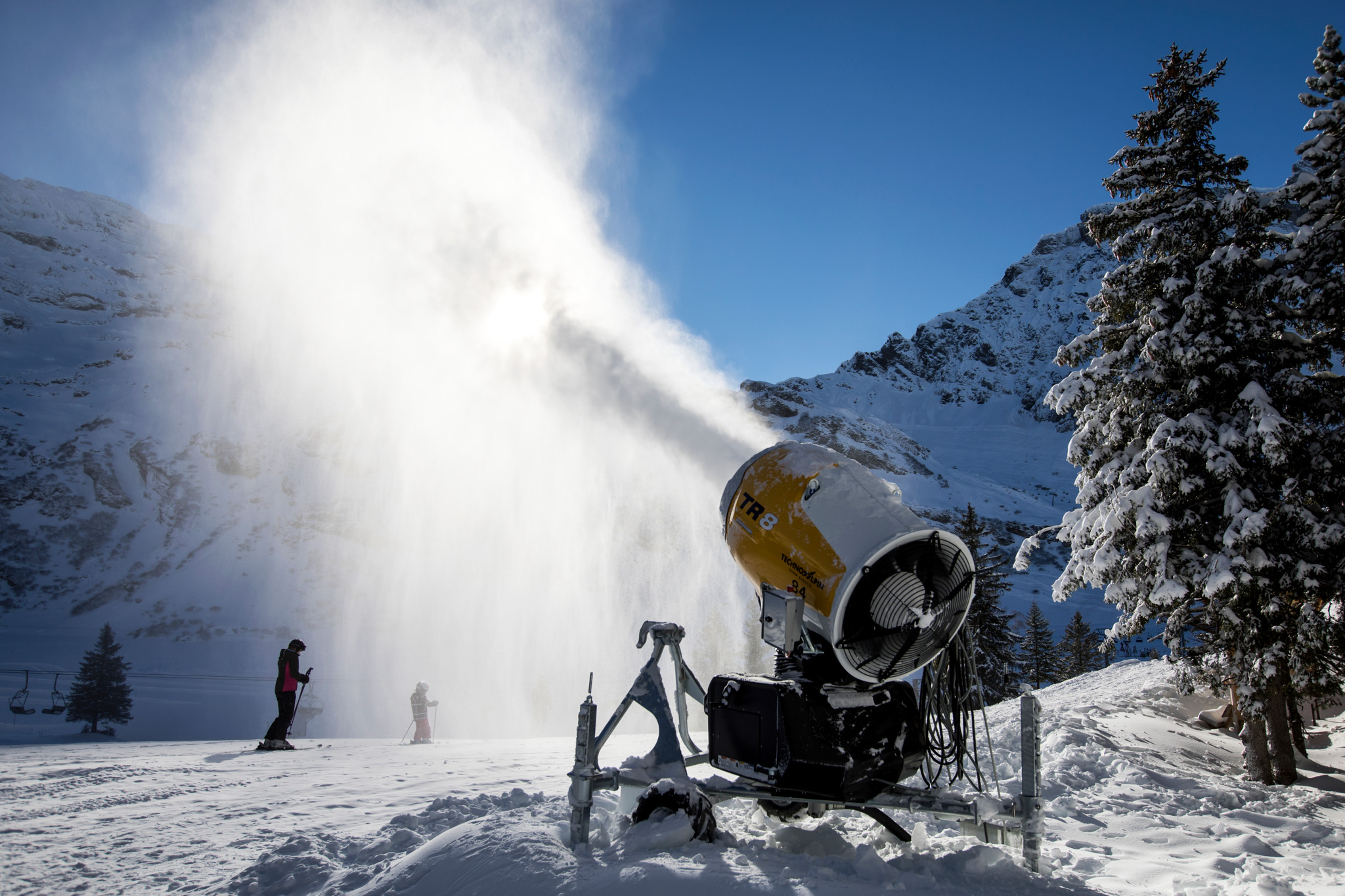 Kunstschnee im Skigebiet: Wir sollten die Kanonen lieben lernen