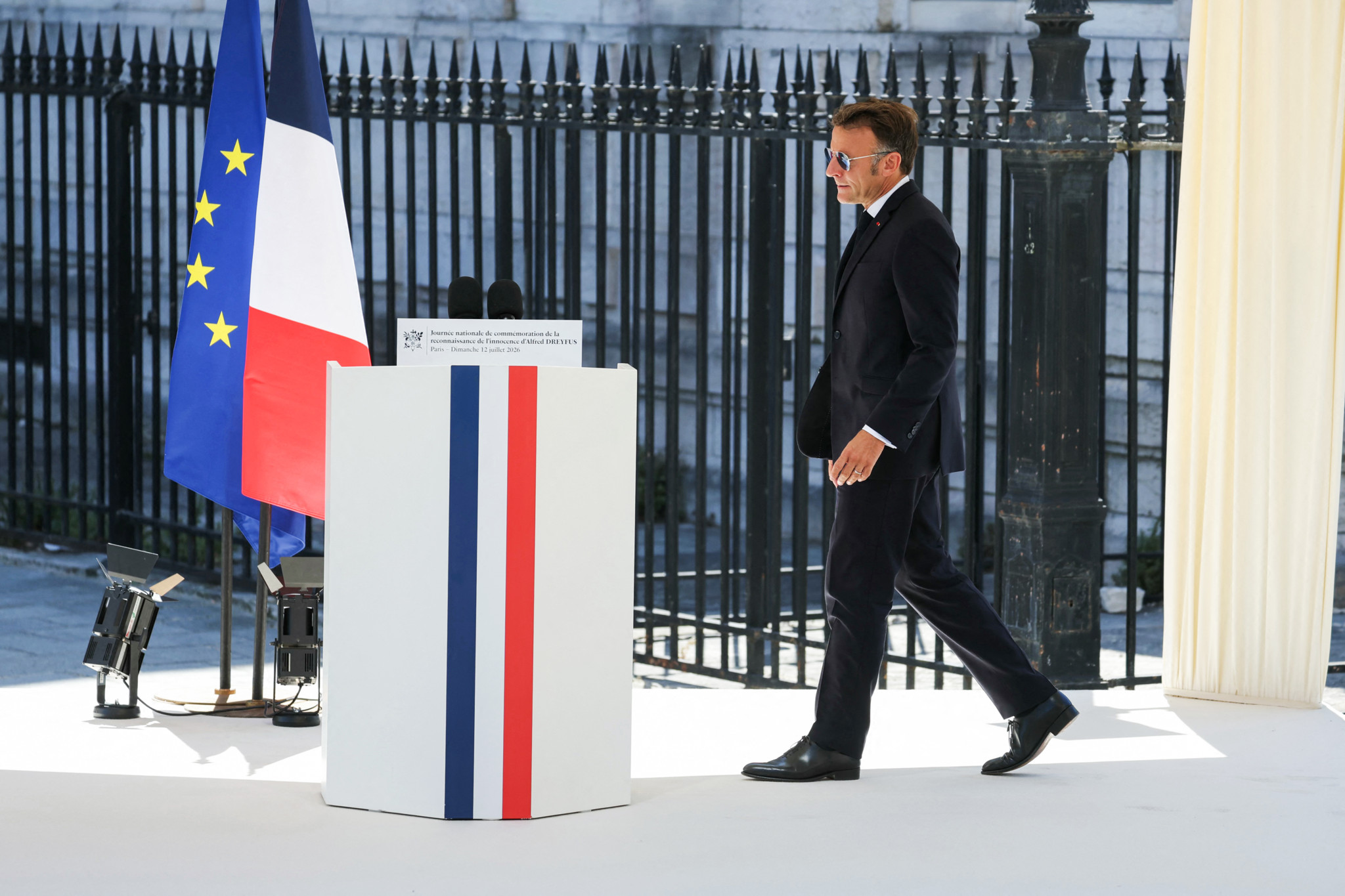 Cent vingt ans après Dreyfus: Macron appelle à une vigilance «de tous les instants» face à l’antisémitisme