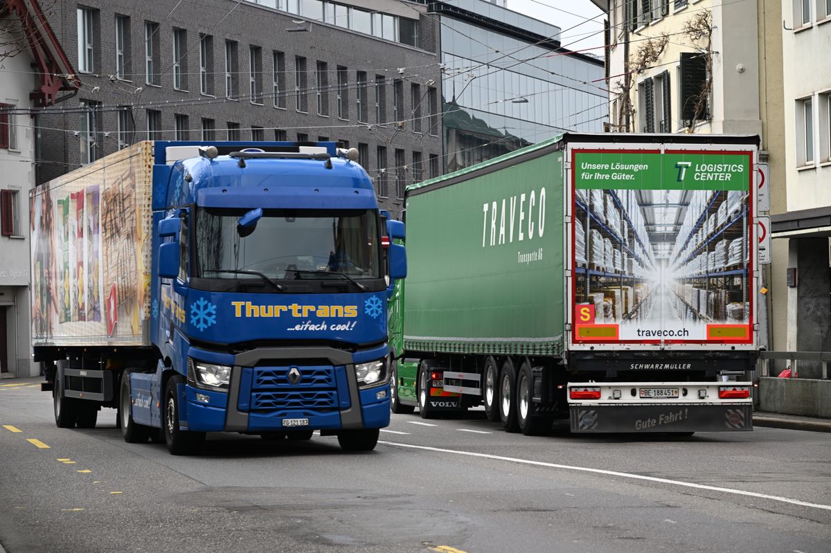 Verkehr an der Technikumstrasse. Foto: Madeleine Schoder