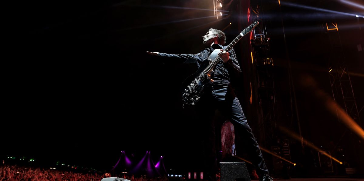 Le concert de Muse sur la grande scène du Paléo à Nyon.