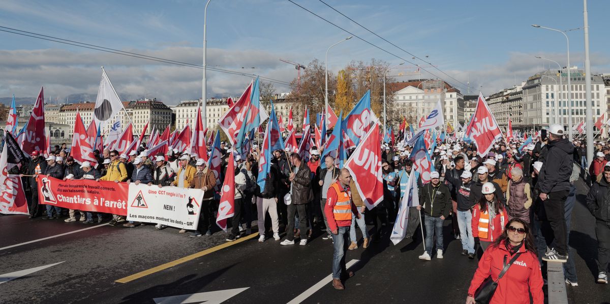 Ma&ccedil;ons: bras de fer entre syndicats et patronat &agrave; Gen&egrave;ve