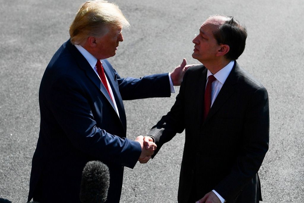 Le ministre du Travail de Trump démissionne