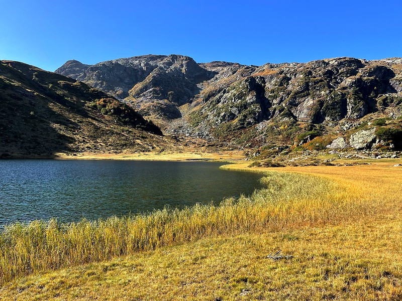 Das Wanderauge frohlockt: der Mittlere Murgsee.