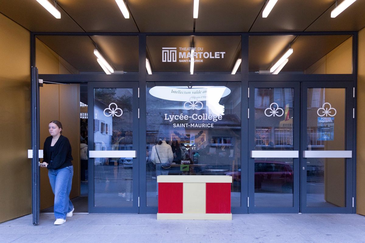 Saint-Maurice, le 30 novembre 2024. Portes ouvertes du collège de Saint-Maurice. .(C/Odile Meylan 24H)
