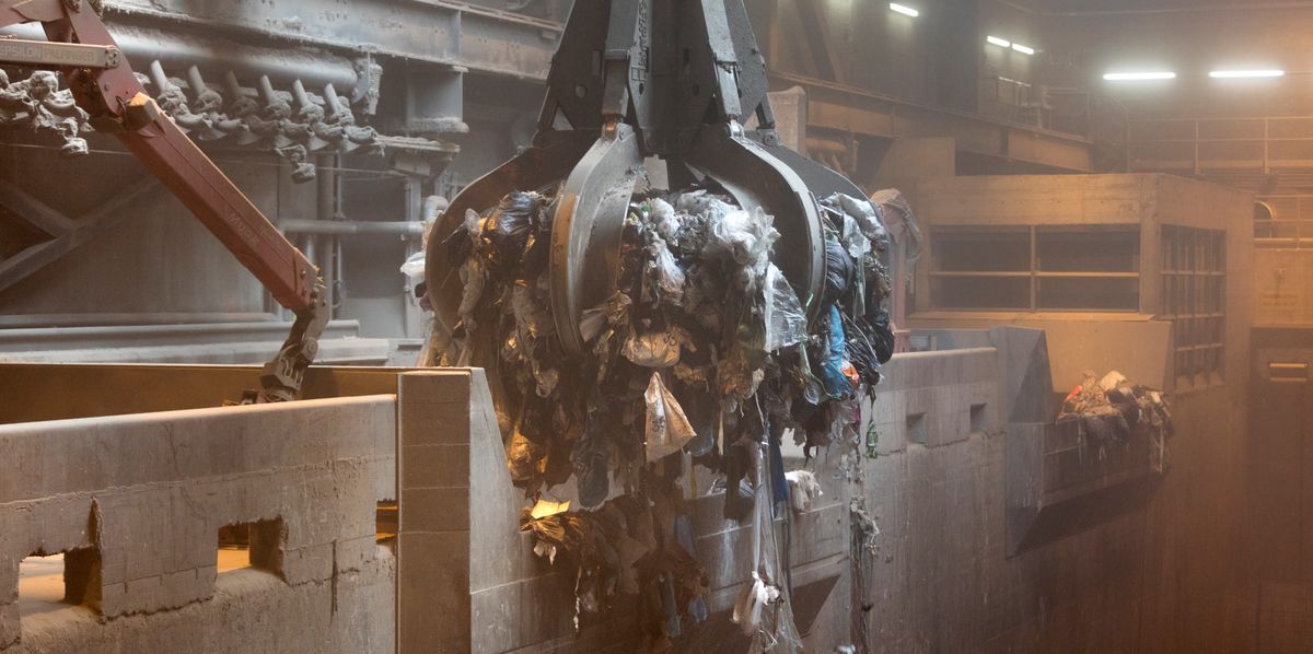 Kerichtverbrennungsanlage Hagenholz, fotografiert am 16. Maerz 2016 in Zuerich
(KEYSTONE/Gaetan Bally)