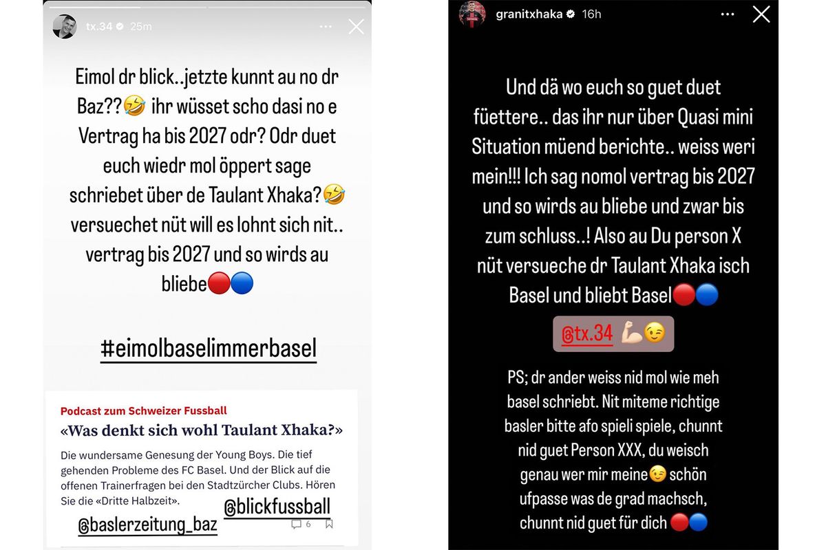 Taulant und Granit Xhaka kritisieren Tamedia: «Wer füttert euch