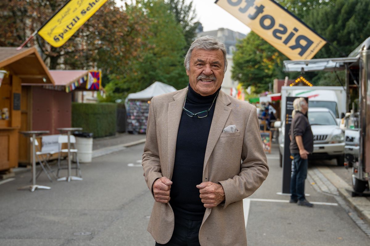 Olma Eröffnungsfeier am 13.10.2022
Hausi Leutenegger, Botschafter Olma