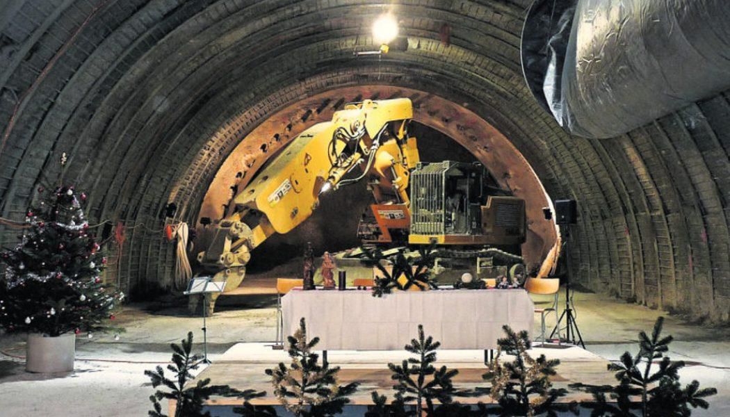 Avec Sainte-Barbe et les ouvriers du CEVA