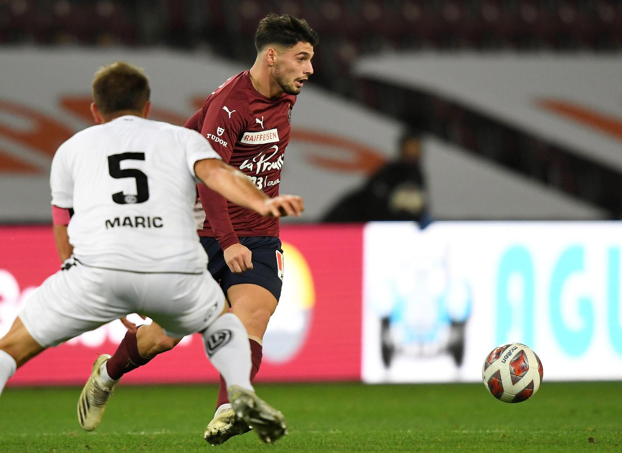 Kastriot Imeri, dans tous les bons coups, prend de plus en plus de place dans le jeu de Servette. Un point positif en vue de l’avenir.