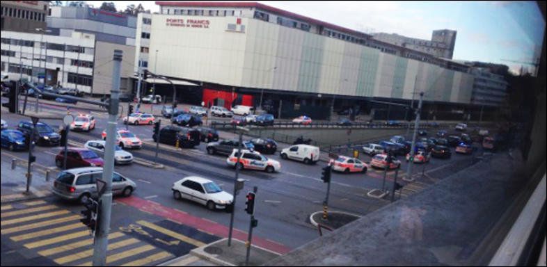 Le 9 décembre, un cortège rendait hommage à lagent décédé. (Photo: Lecteur reporter)