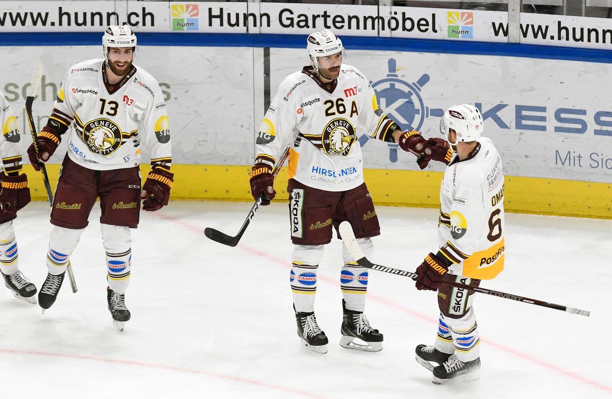 La joie des Genevois après le 2-1.