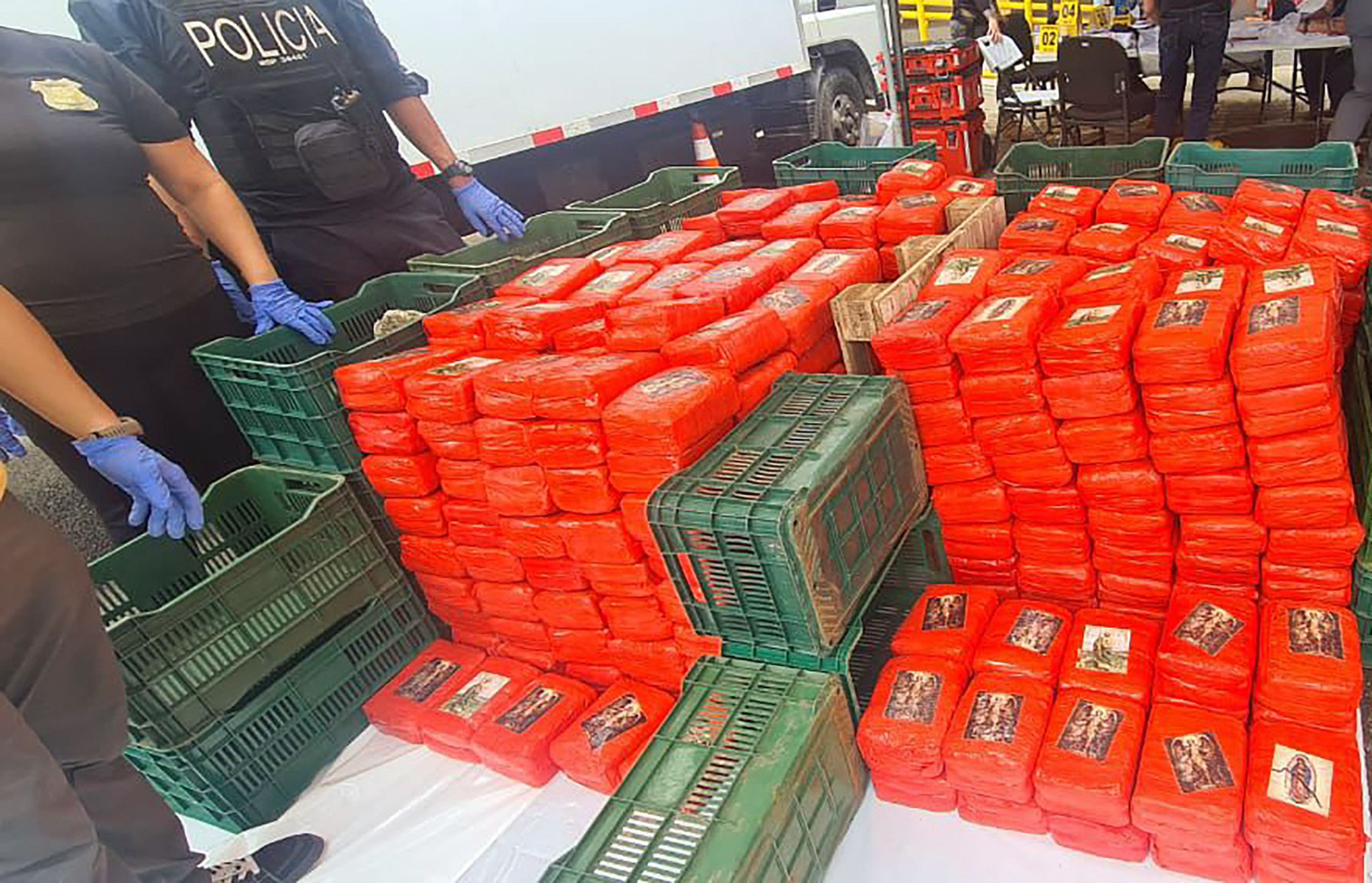 Opération de lutte antidrogue: Costa Rica et États-Unis saisissent 4 tonnes de cocaïne dans le P image