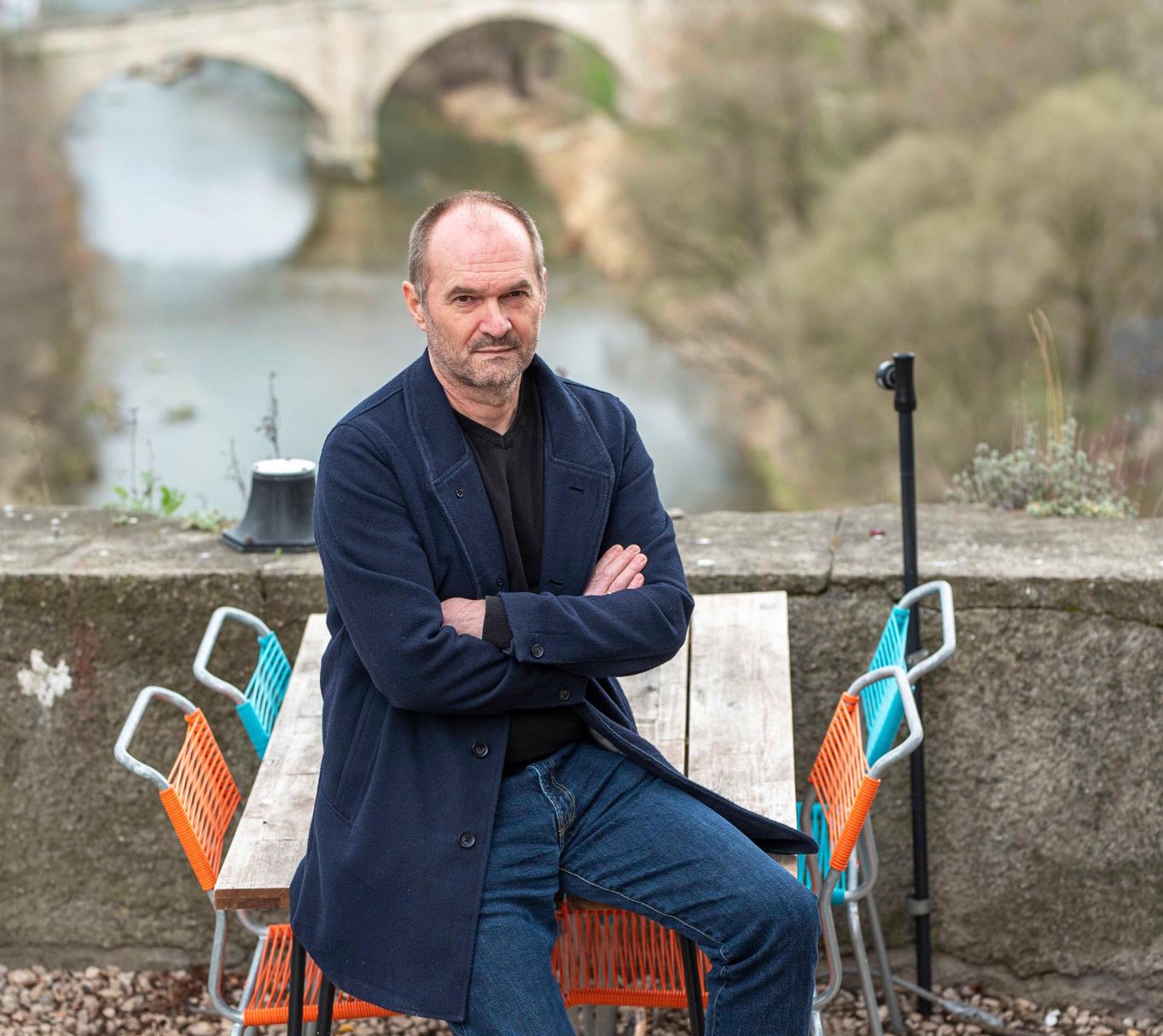 FRIBOURG LE 24  MARS 2023. Eric Bulliard, lauréat du Prix des lecteurs de la Ville de Lausanne.
© J-P Guinnard/24heures