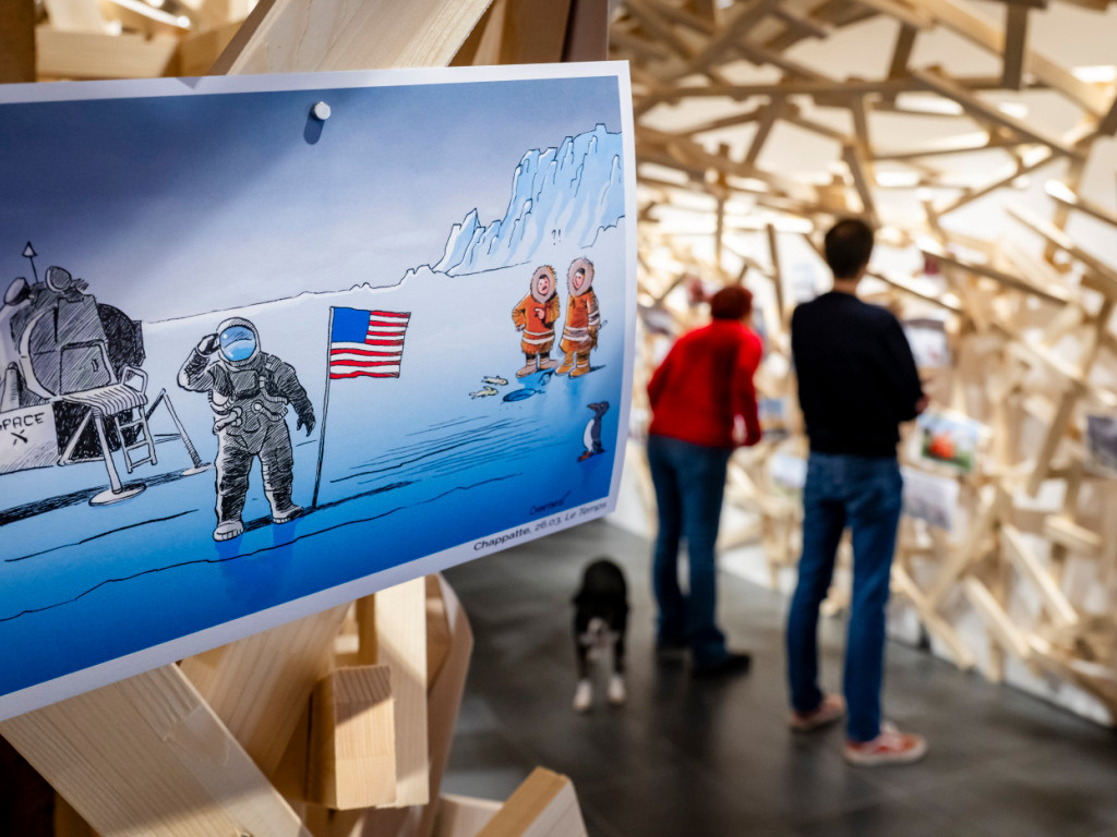 Exposition à Morges: 70 ans de conquête spatiale racontés par le dessin de presse