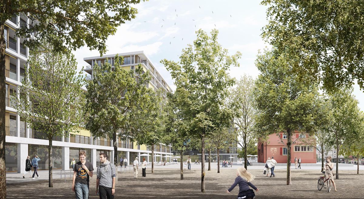 Le site accueillera une zone de rencontre, quatre bâtiments allant de quatre à neuf étages.