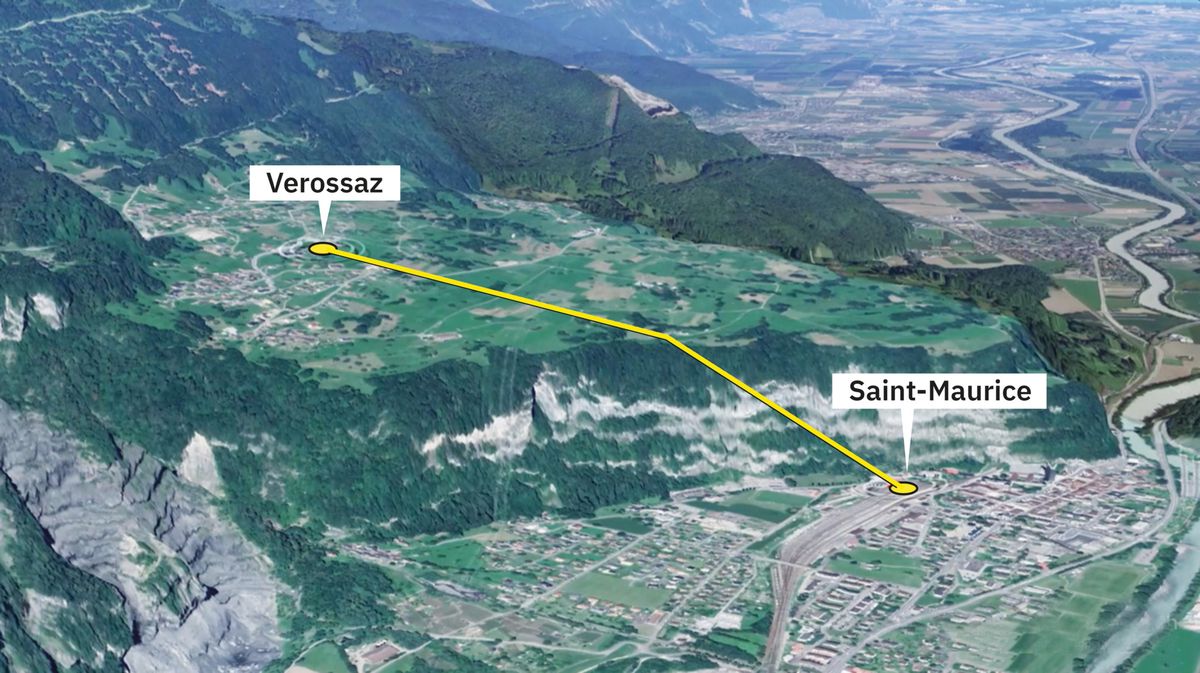 Un téléphérique pourrait relier Saint-Maurice à Vérossaz
