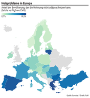 Der Chart des Tages: Wo die Wohnungen kalt bleiben