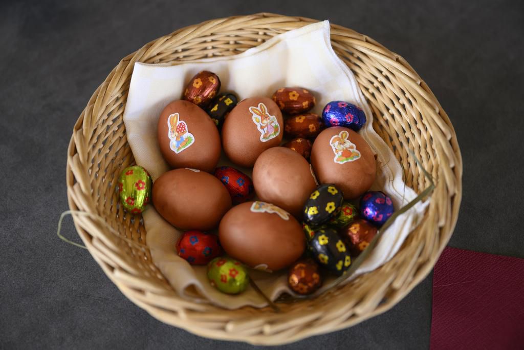 Des œufs de Pâques.