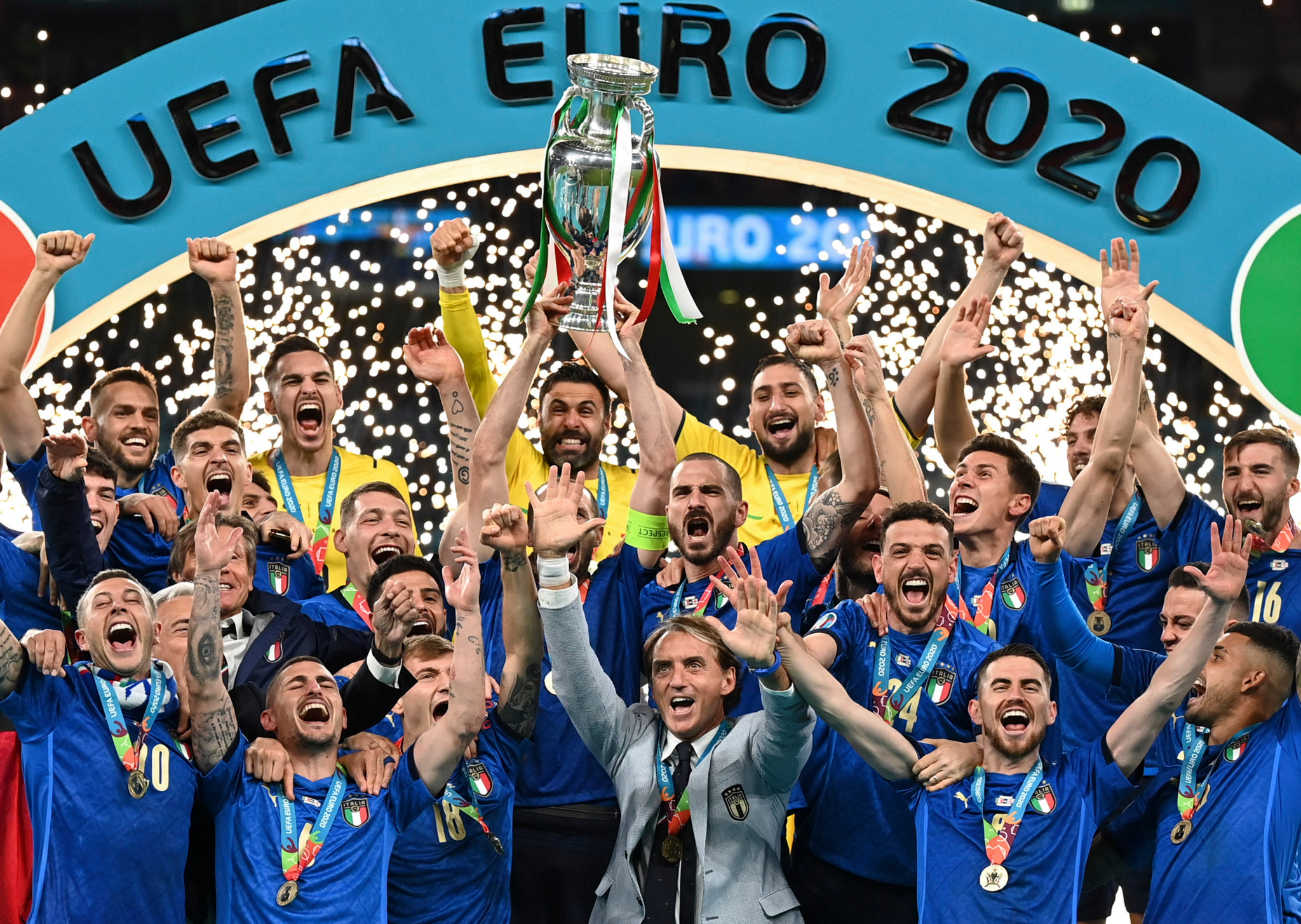 L'Italie célèbre sa victoire à l'Euro 2020