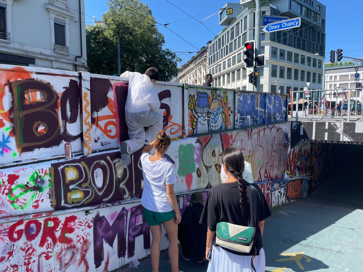 Des ados avec un handicap mental s’essaient aux graffitis