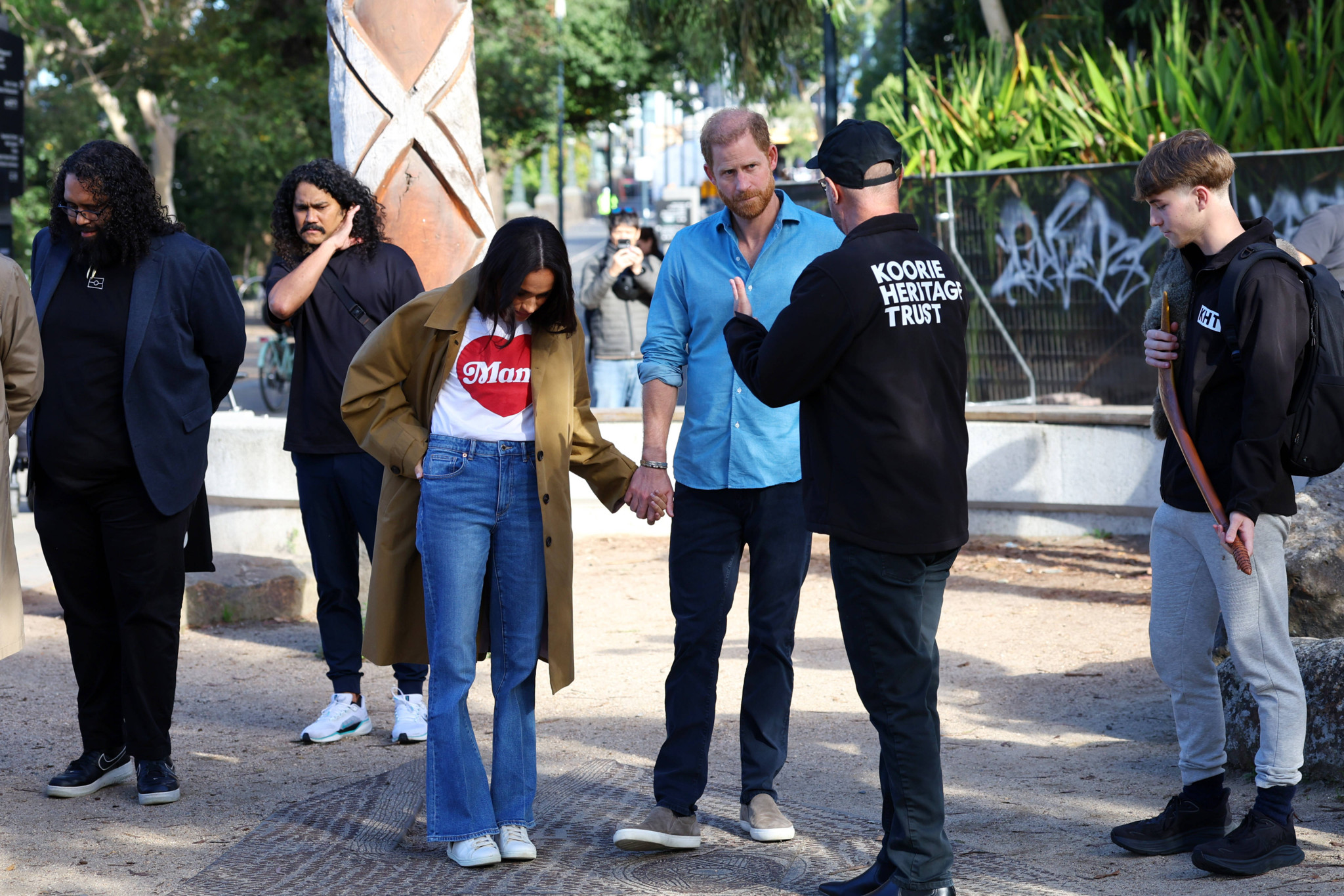 Bildkolumne Schnappschuss: Meghan und Harry: Sie halten wirklich IMMER Händchen