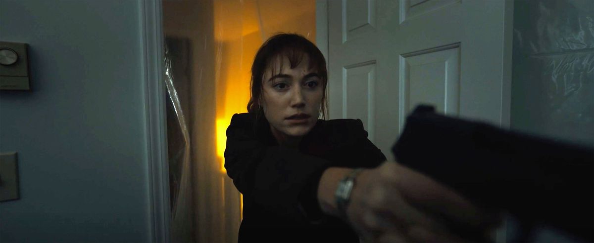 Maika Monroe stars as a traumatized investigator on the hunt for a killer in 