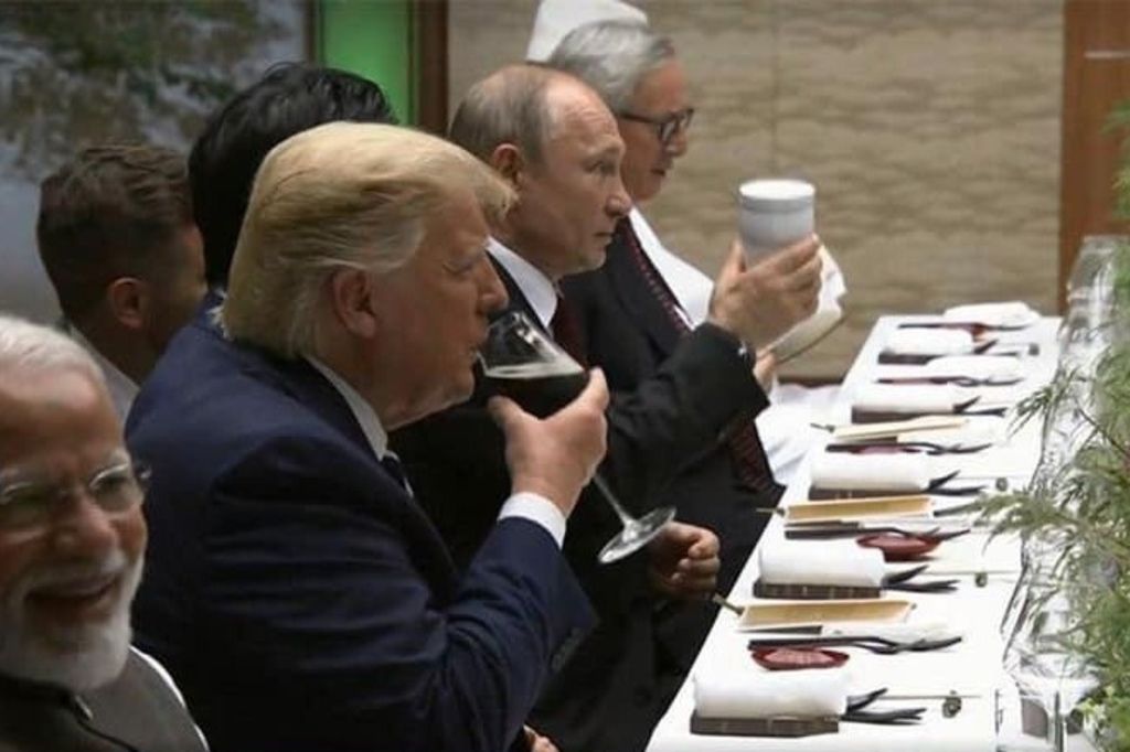 Paranoïa ou simple lubie? La tasse de Poutine au G20