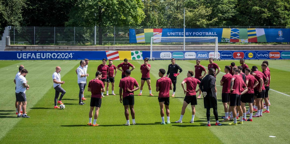 La Suisse a préparé son match contre l’Écosse sur le terrain d’entraînement du VfB Stuttgart.