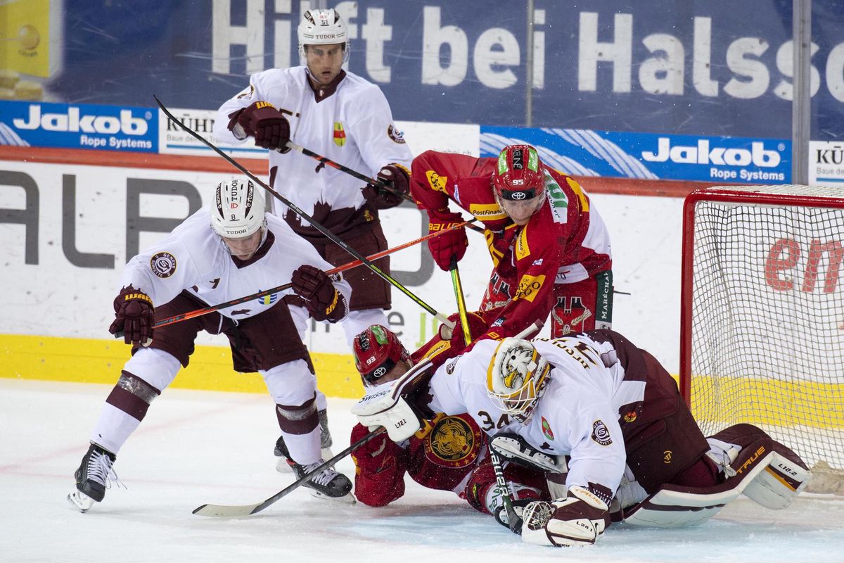 Joël Vermin, Valtteri Filppula et Gauthier Descloux ont montré de belles choses jeudi à Langnau.