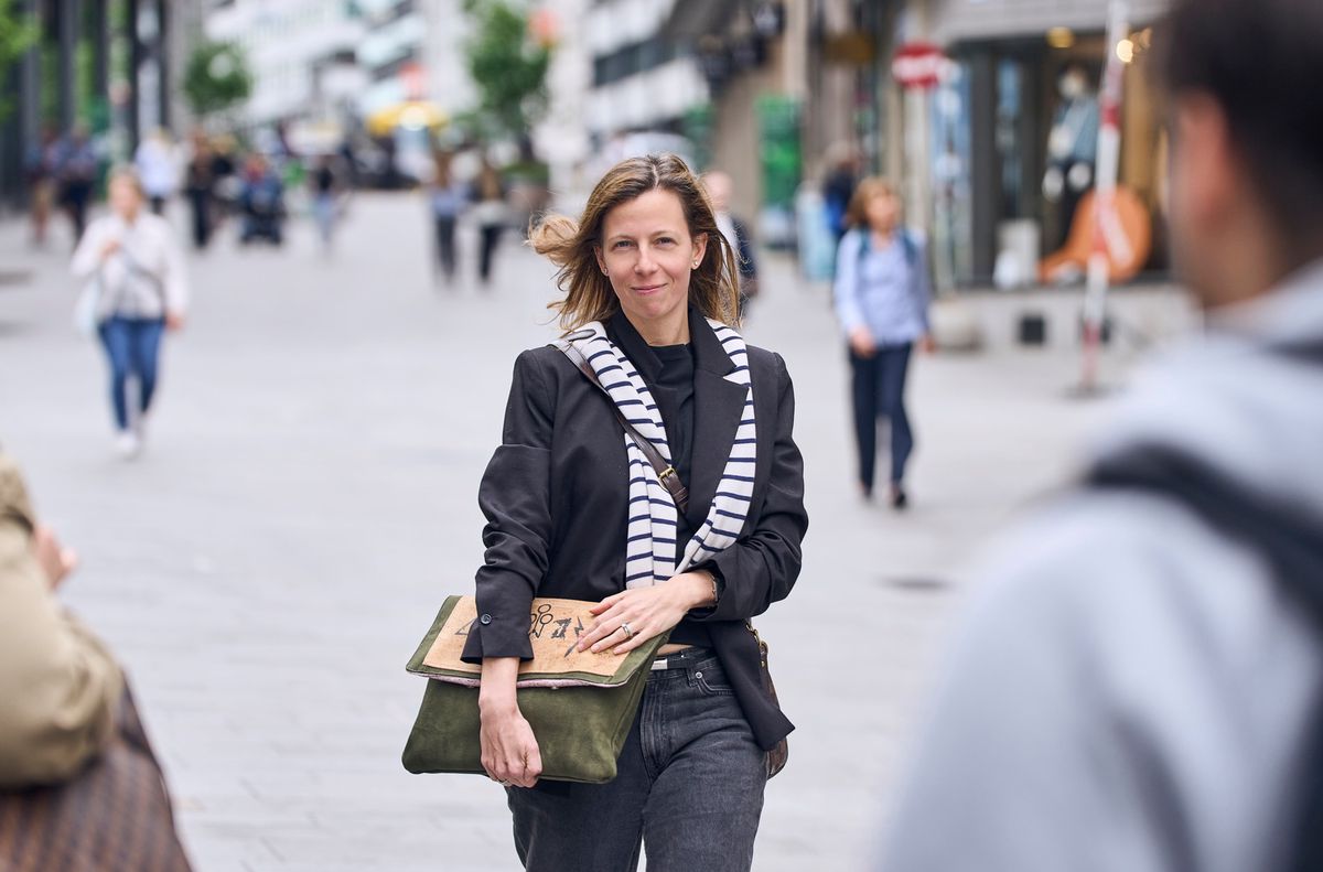 Streetstyle-Blog, XYZ mit Ihrem Outfit, Freie Strasse, Basel, 16.05.2024, Foto Lucia Hunziker / Tamedia