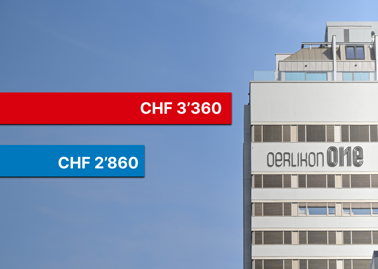 Oerlikon-One-Hochhaus: UBS bekommt Luxus-Wohnturm nicht voll