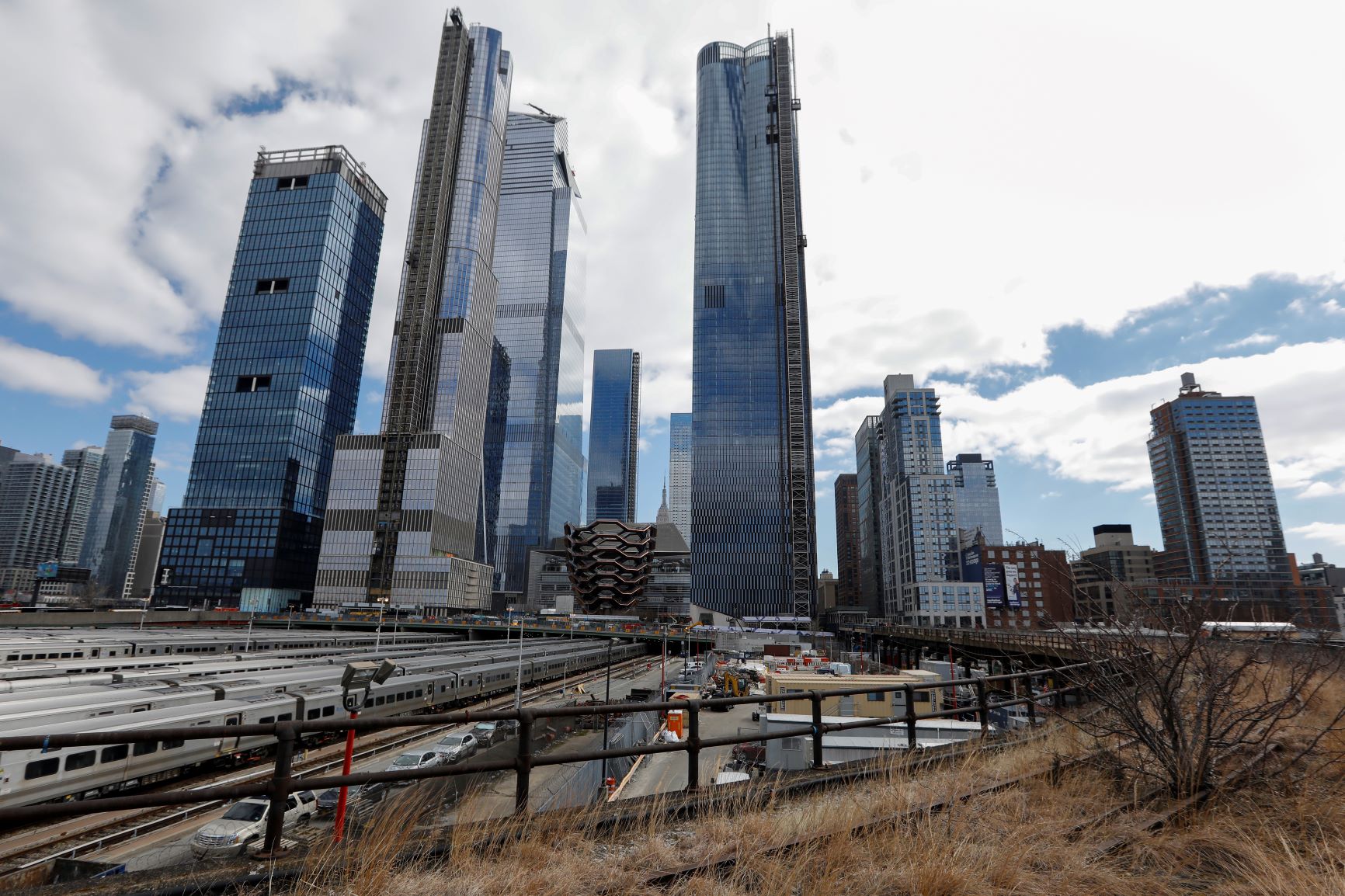 Neue Skyline: Zu den 16 Gebäuden der Hudson Yards gehören ein Einkaufs- und ein Kulturzentrum sowie sechs Glastürme. Foto: Reuters