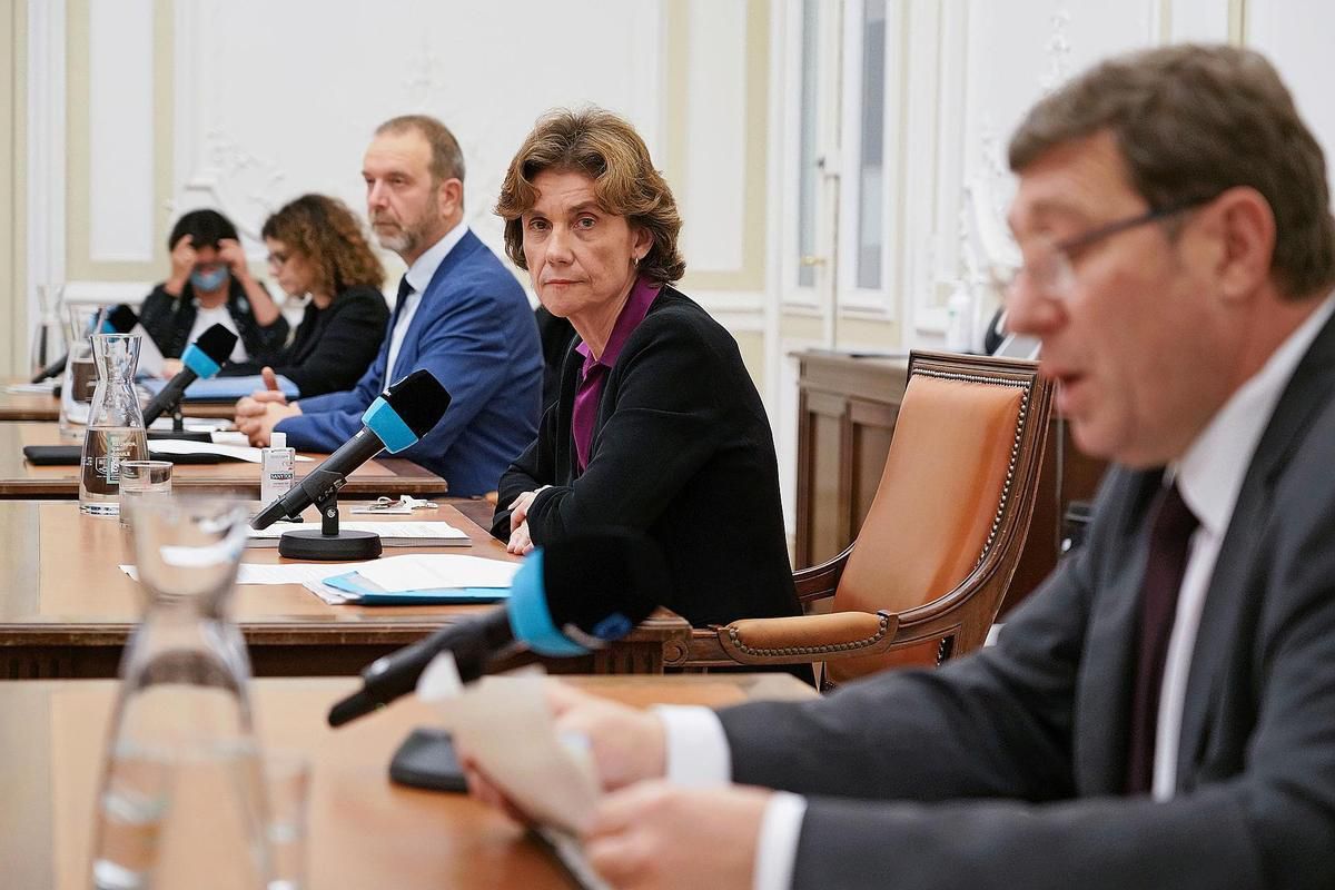 Point presse du Conseil d'Etat. (image d'illustration)