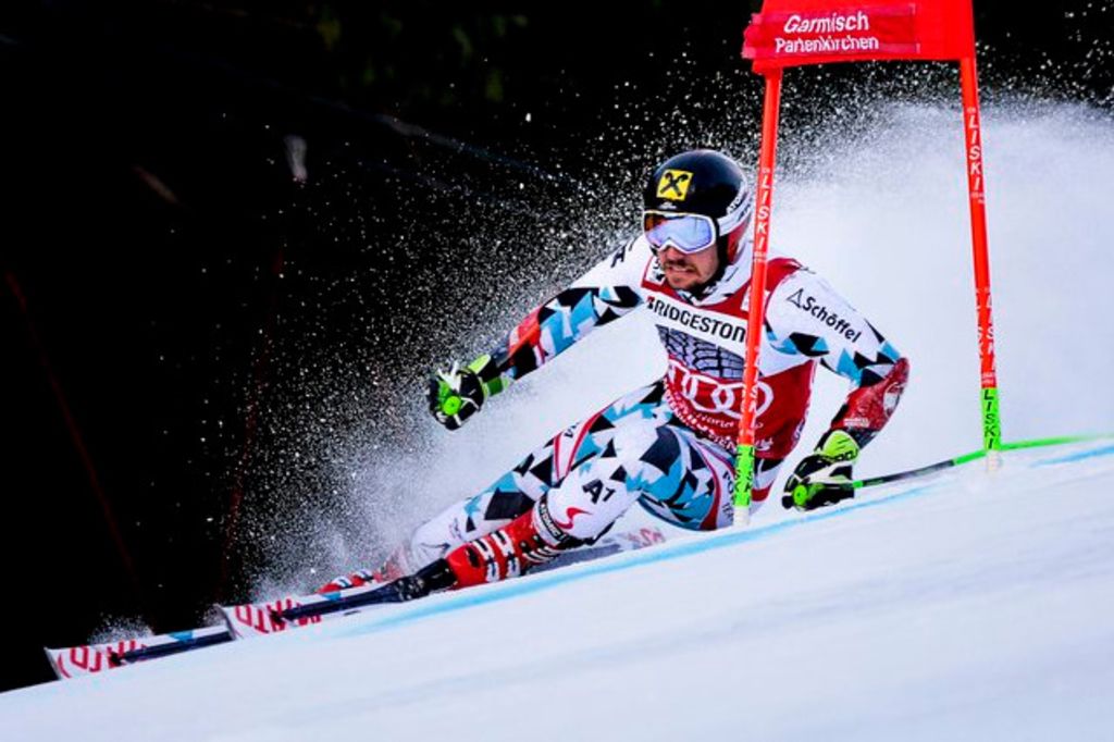 Marcel Hirscher s'impose au géant de Garmisch