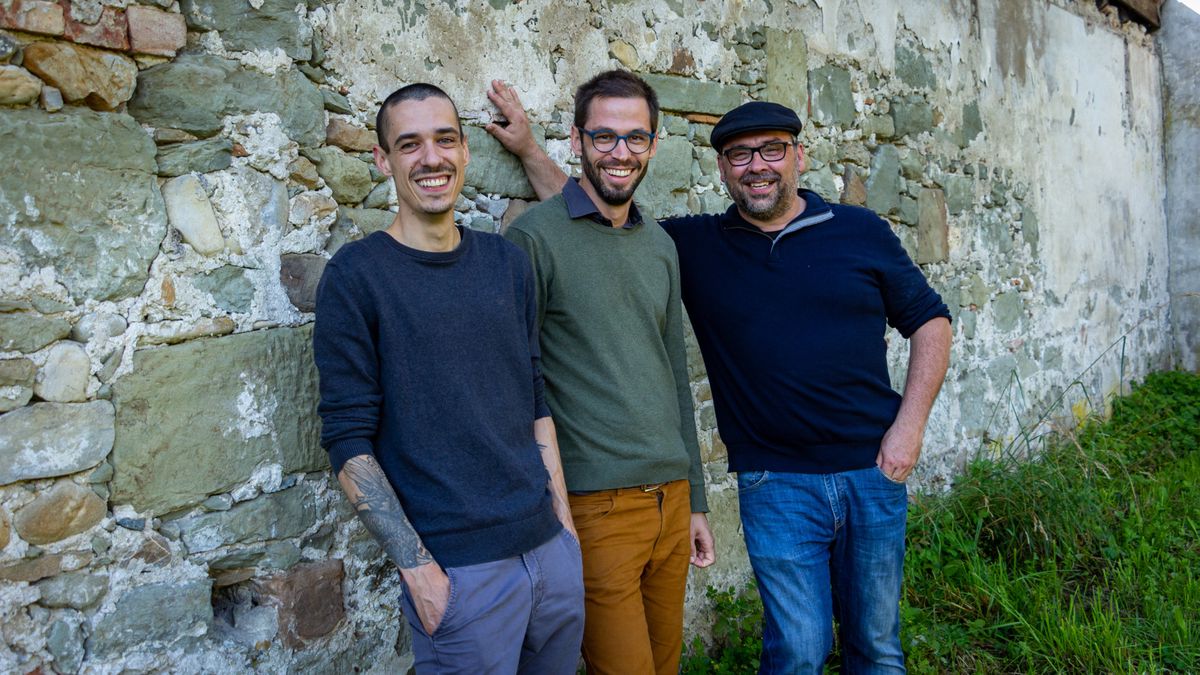 Michael Pellegrinelli, Clément Gindrat-Keller et Jean-Marc Tendon: les chevaliers de la crème glacée vertueuse.