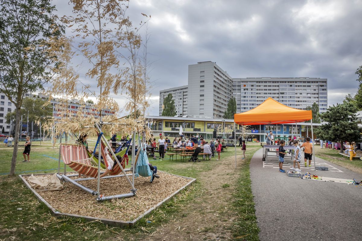 La fête du la Maison de quartier Sous l’Etoile, au pied des Palettes